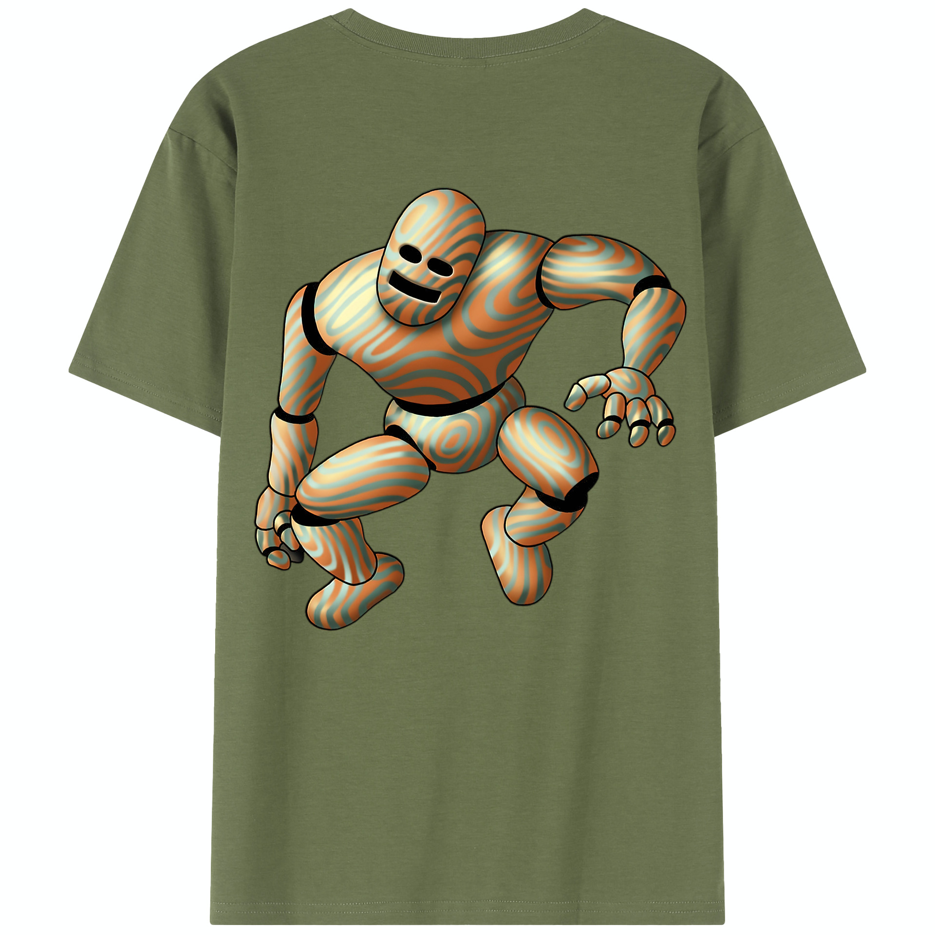 （画像用） ドラゴンクエスト Doragon Kuesuto Dragon Quest 綿100％半袖Tシャツ（背面プリント）